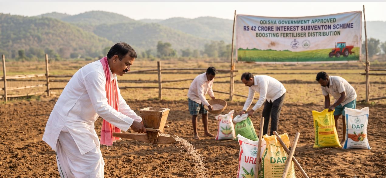 Odisha Cabinet Clears Rs 42-Crore Interest Subvention Scheme to Strengthen Fertiliser Supply Network